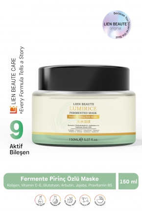 LumiRice Fermente Pirin zl Maske Przszletirici, Aydnlatc, Renk Eitleyici,Yalanma Kart